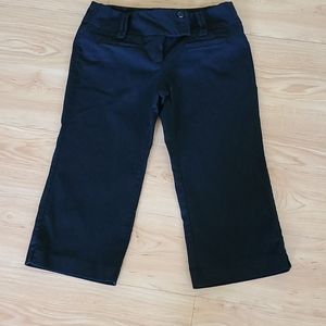 Black dress capris